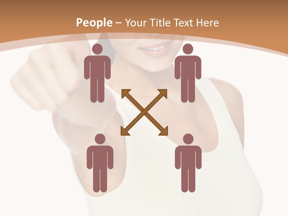 Red Eating Copy PowerPoint Template