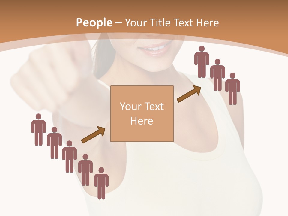 Red Eating Copy PowerPoint Template