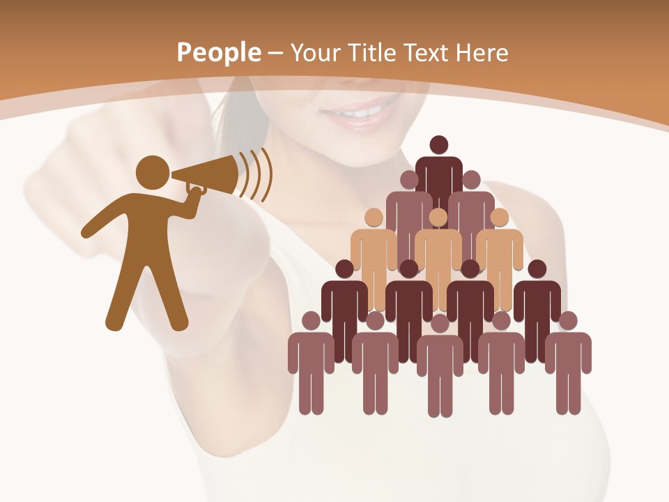 Red Eating Copy PowerPoint Template