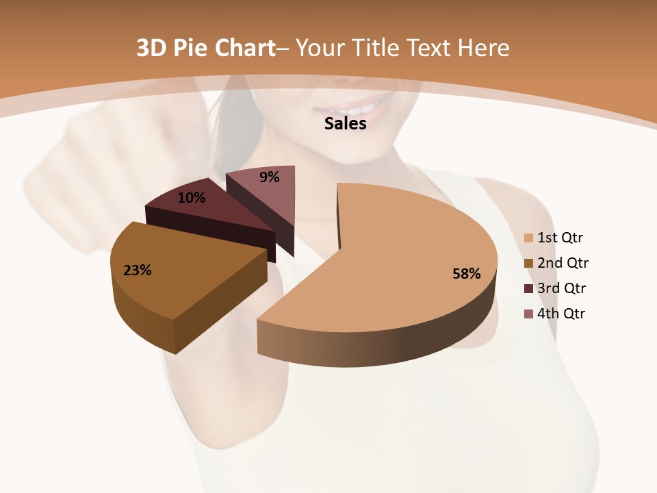 Red Eating Copy PowerPoint Template