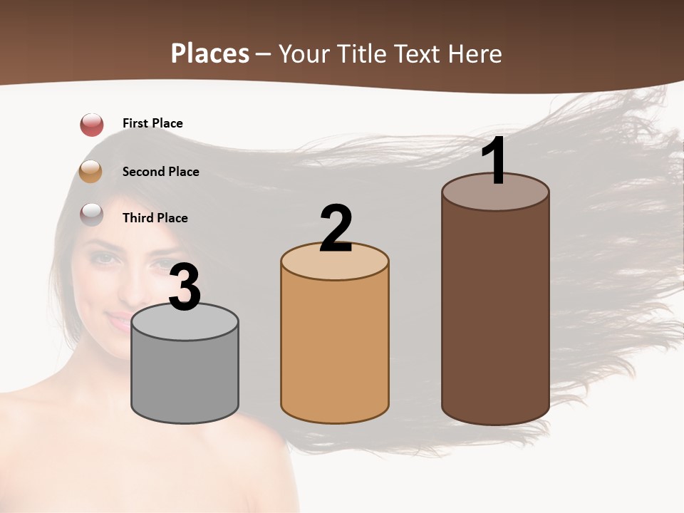 Horizontal Bottle Checkerd PowerPoint Template