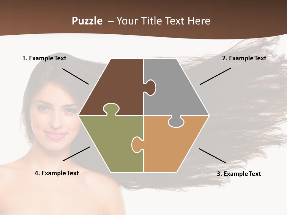 Horizontal Bottle Checkerd PowerPoint Template