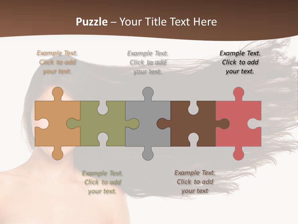 Horizontal Bottle Checkerd PowerPoint Template