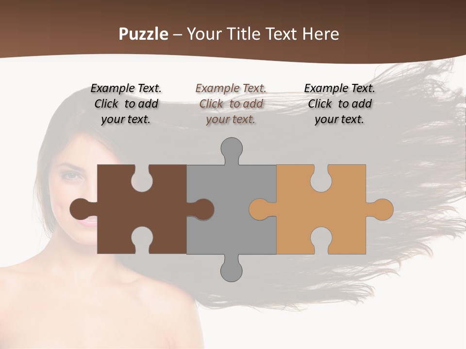 Horizontal Bottle Checkerd PowerPoint Template