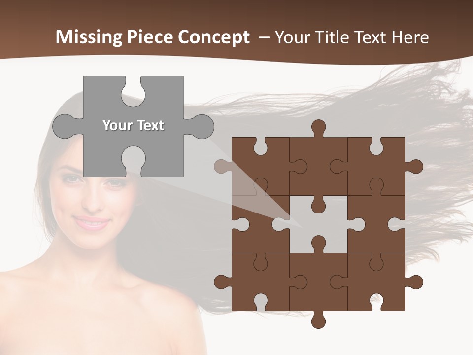 Horizontal Bottle Checkerd PowerPoint Template