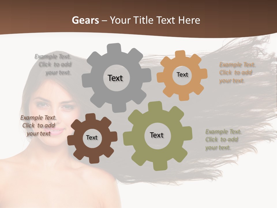 Horizontal Bottle Checkerd PowerPoint Template