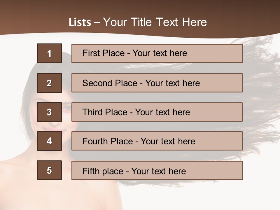 Horizontal Bottle Checkerd PowerPoint Template