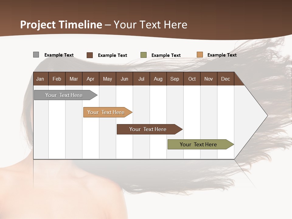 Horizontal Bottle Checkerd PowerPoint Template
