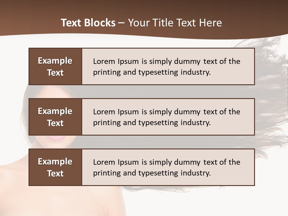 Horizontal Bottle Checkerd PowerPoint Template