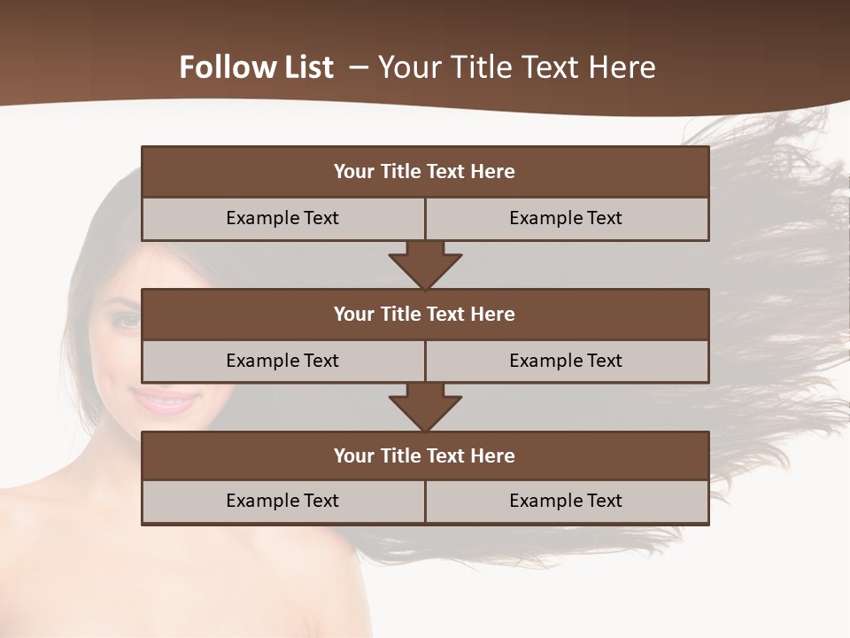 Horizontal Bottle Checkerd PowerPoint Template