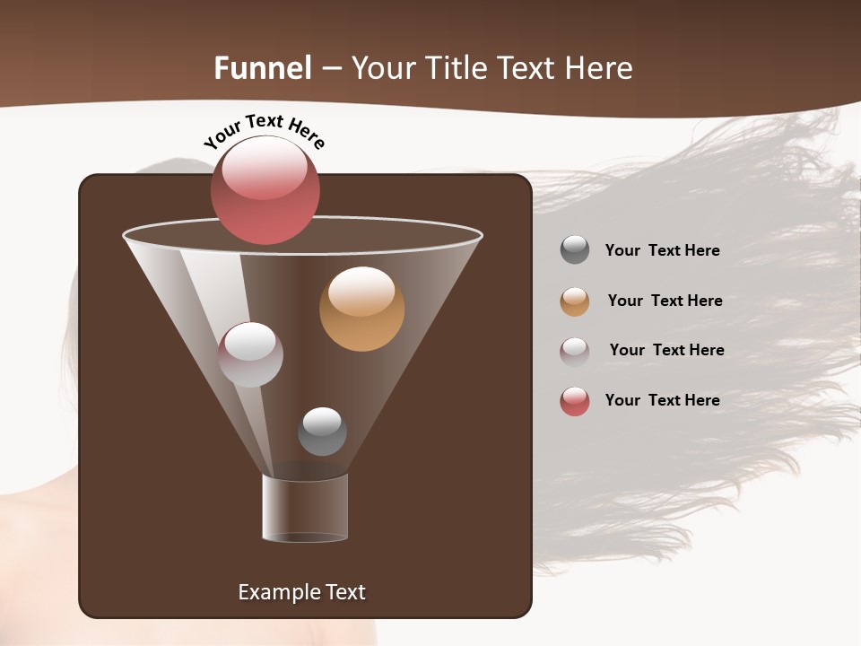 Horizontal Bottle Checkerd PowerPoint Template
