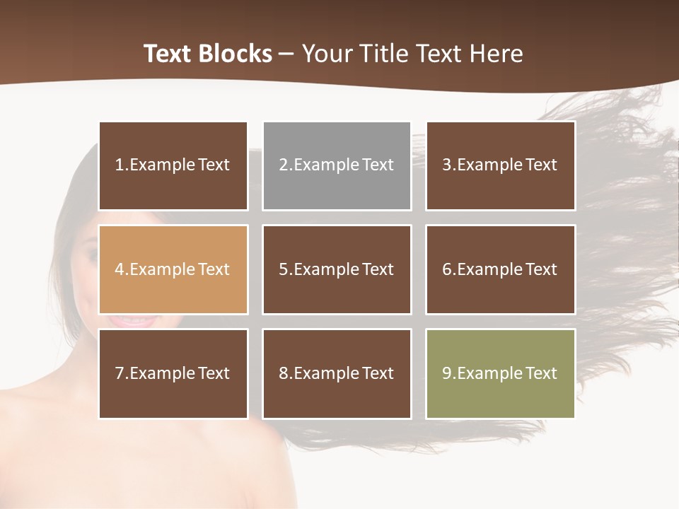 Horizontal Bottle Checkerd PowerPoint Template