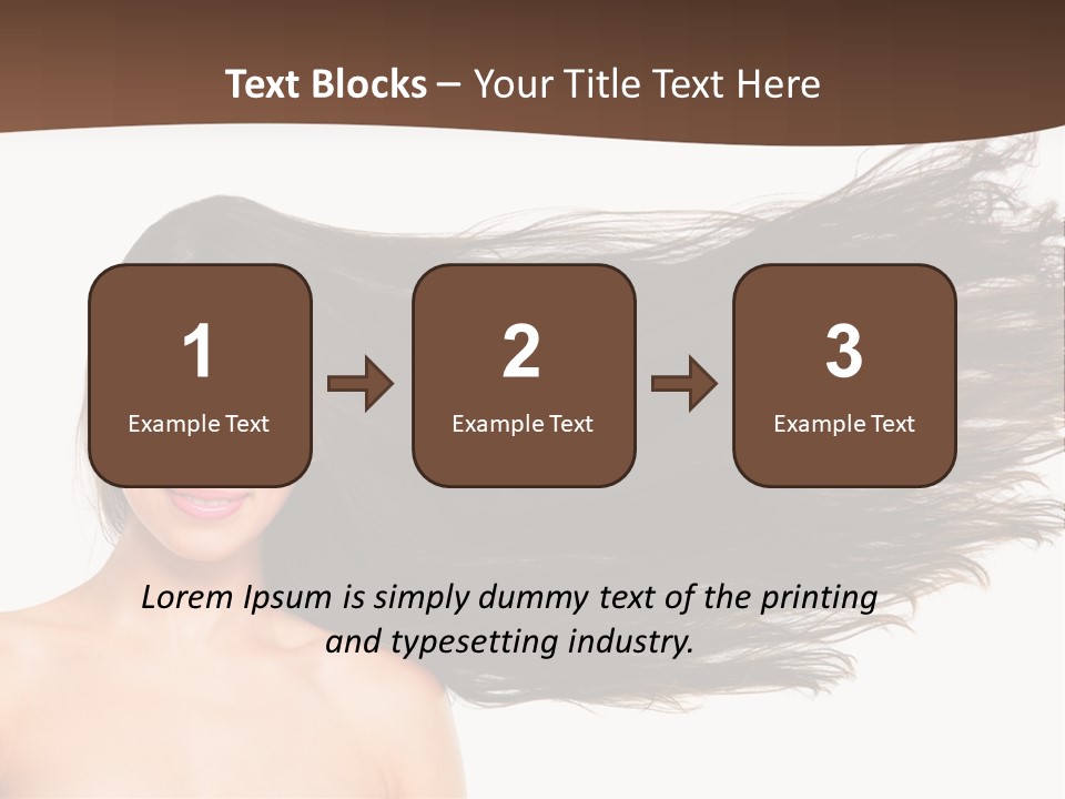 Horizontal Bottle Checkerd PowerPoint Template