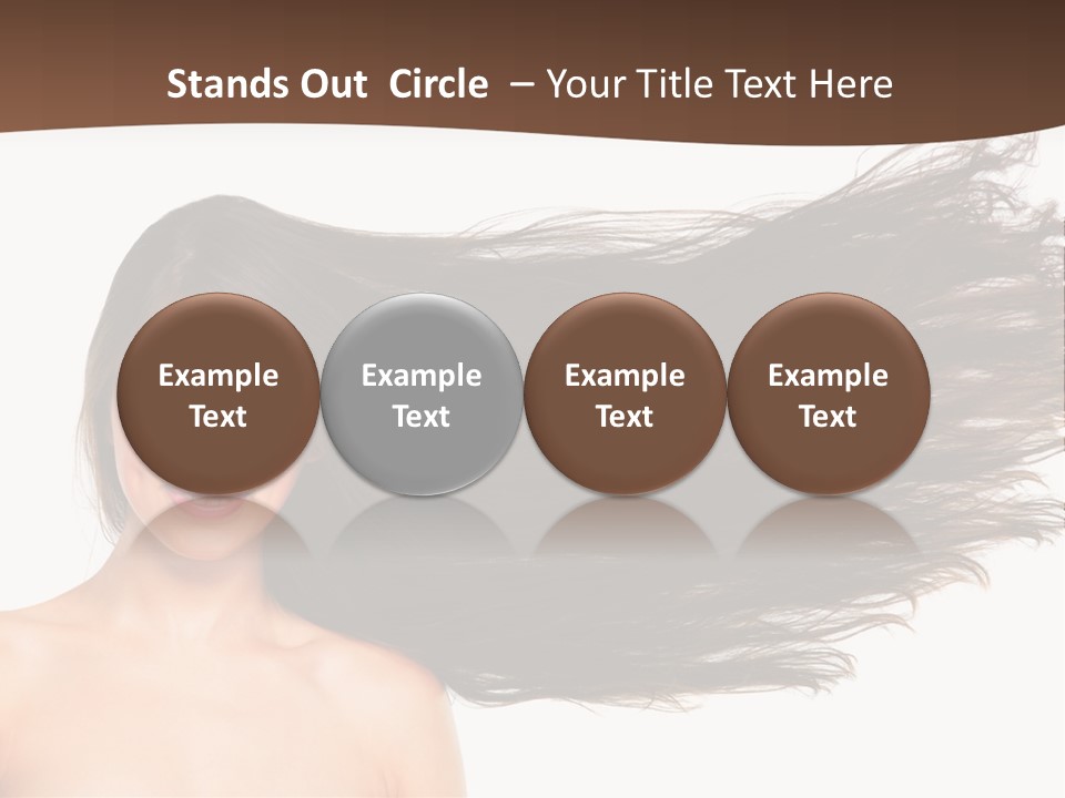 Horizontal Bottle Checkerd PowerPoint Template