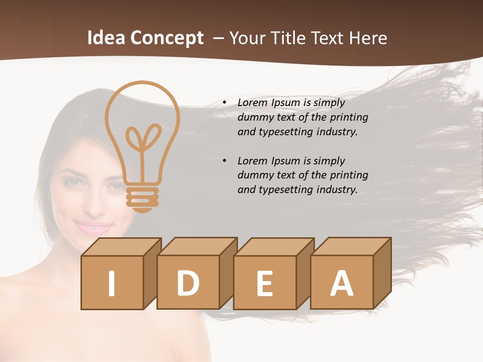 Horizontal Bottle Checkerd PowerPoint Template