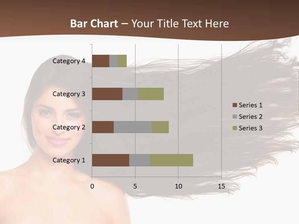 Horizontal Bottle Checkerd PowerPoint Template