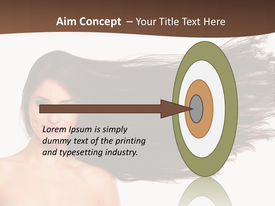 Horizontal Bottle Checkerd PowerPoint Template