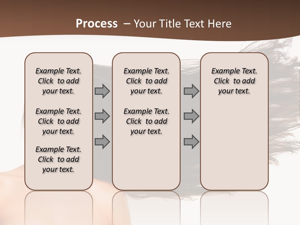Horizontal Bottle Checkerd PowerPoint Template