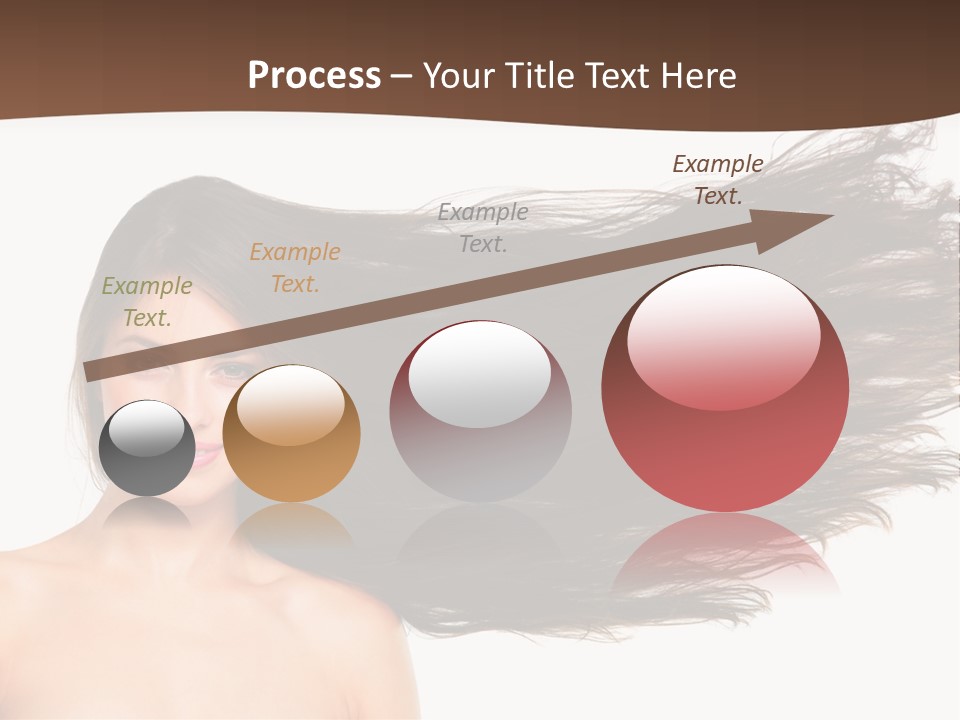 Horizontal Bottle Checkerd PowerPoint Template