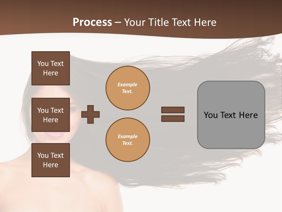 Horizontal Bottle Checkerd PowerPoint Template
