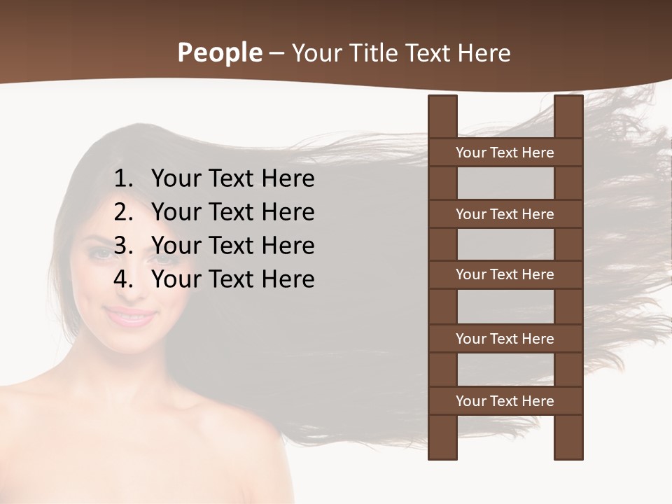 Horizontal Bottle Checkerd PowerPoint Template
