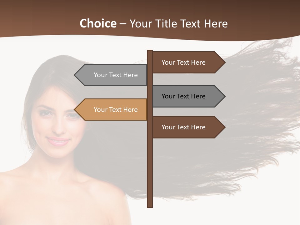 Horizontal Bottle Checkerd PowerPoint Template