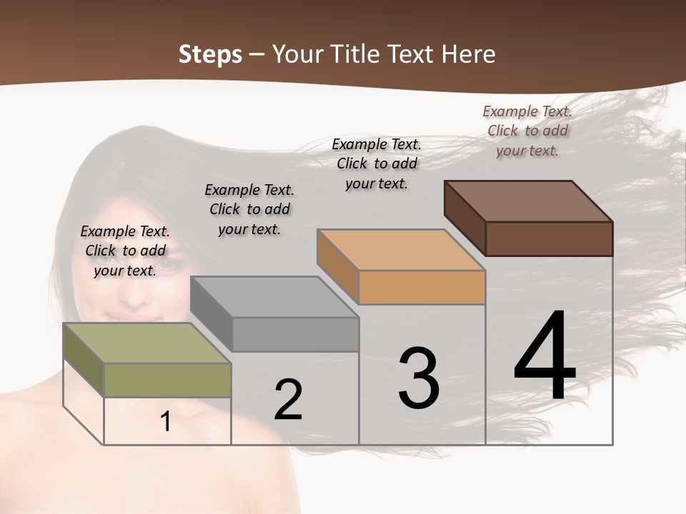 Horizontal Bottle Checkerd PowerPoint Template