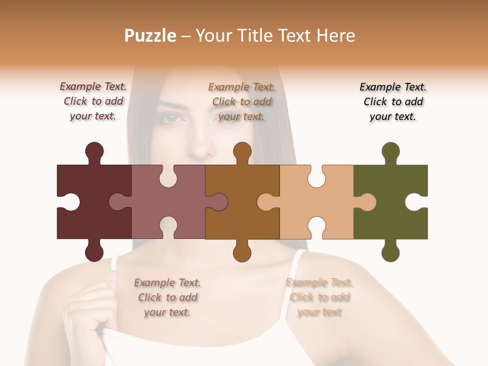 Summer Basket Fruit PowerPoint Template