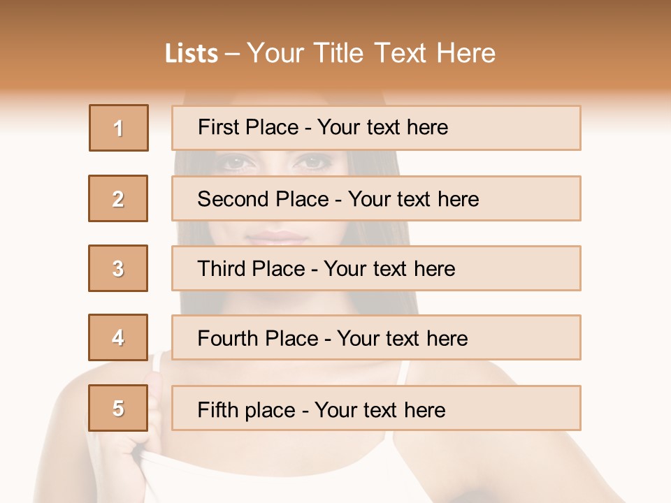 Summer Basket Fruit PowerPoint Template