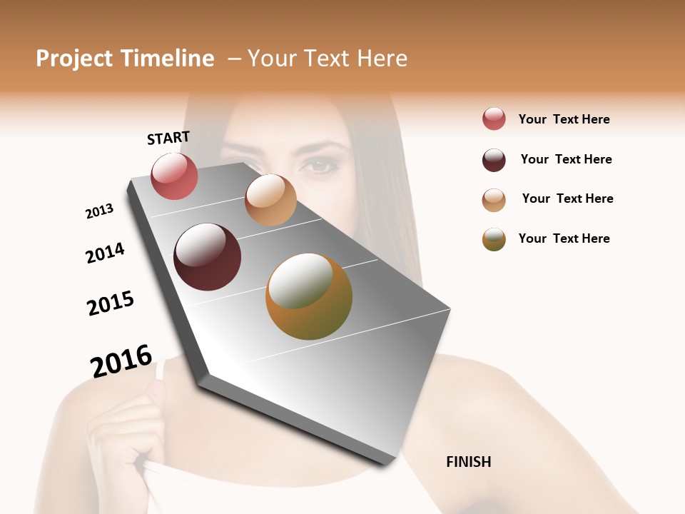 Summer Basket Fruit PowerPoint Template