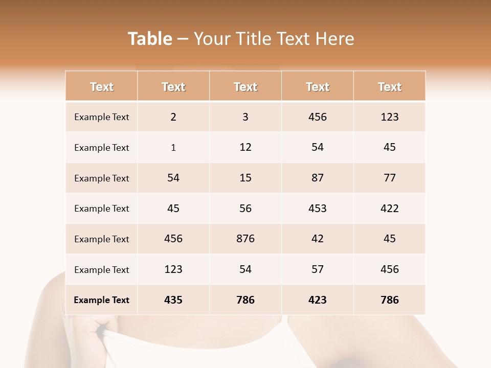 Summer Basket Fruit PowerPoint Template