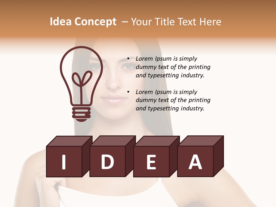 Summer Basket Fruit PowerPoint Template