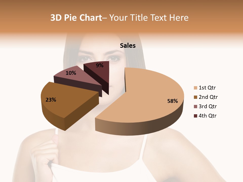 Summer Basket Fruit PowerPoint Template