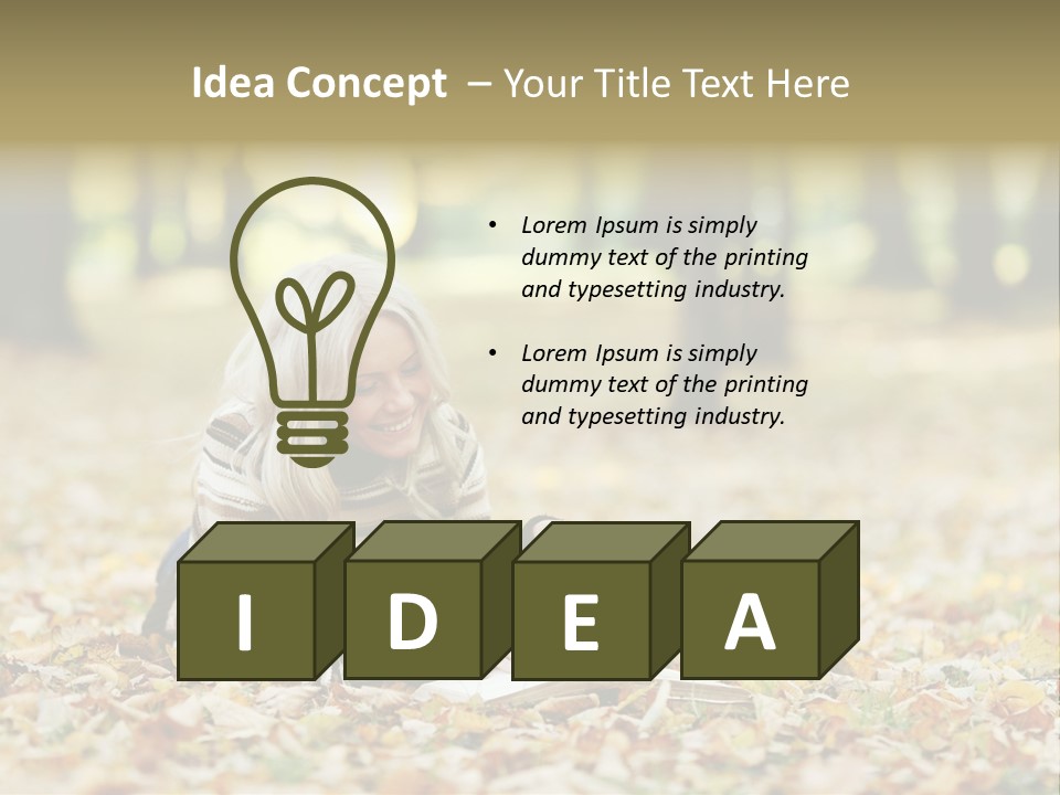 Beauty Portrait Person PowerPoint Template