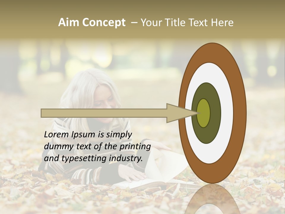 Beauty Portrait Person PowerPoint Template