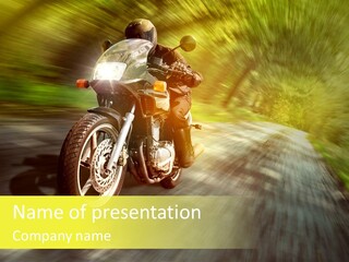 Sun Road Security PowerPoint Template