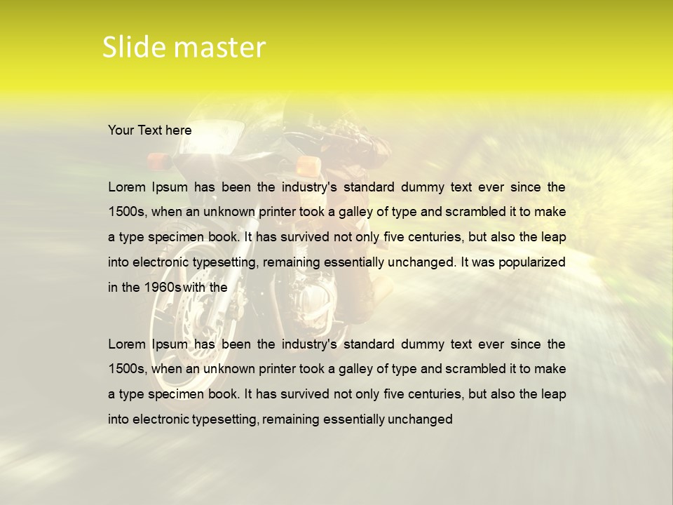 Sun Road Security PowerPoint Template