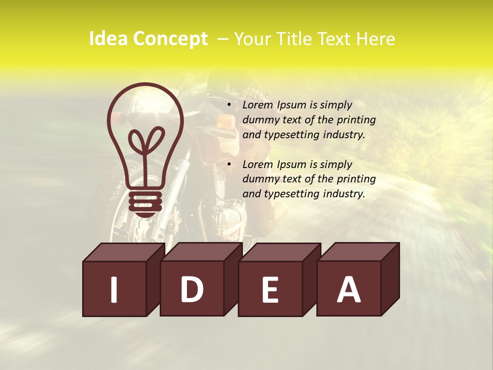 Sun Road Security PowerPoint Template
