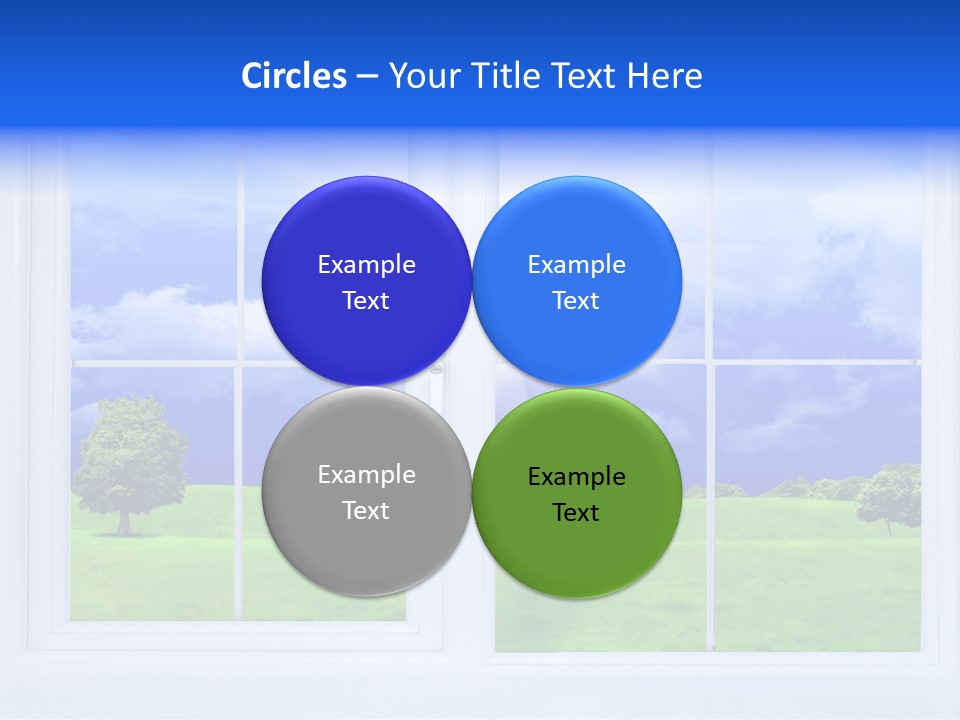 Interiors Grass Open PowerPoint Template