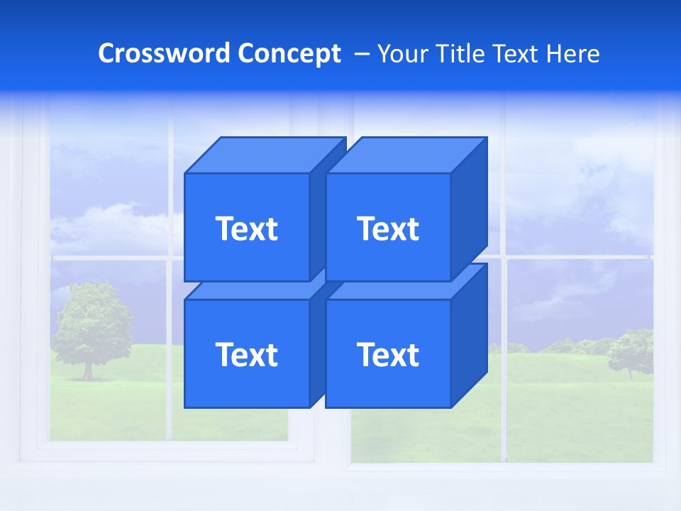 Interiors Grass Open PowerPoint Template