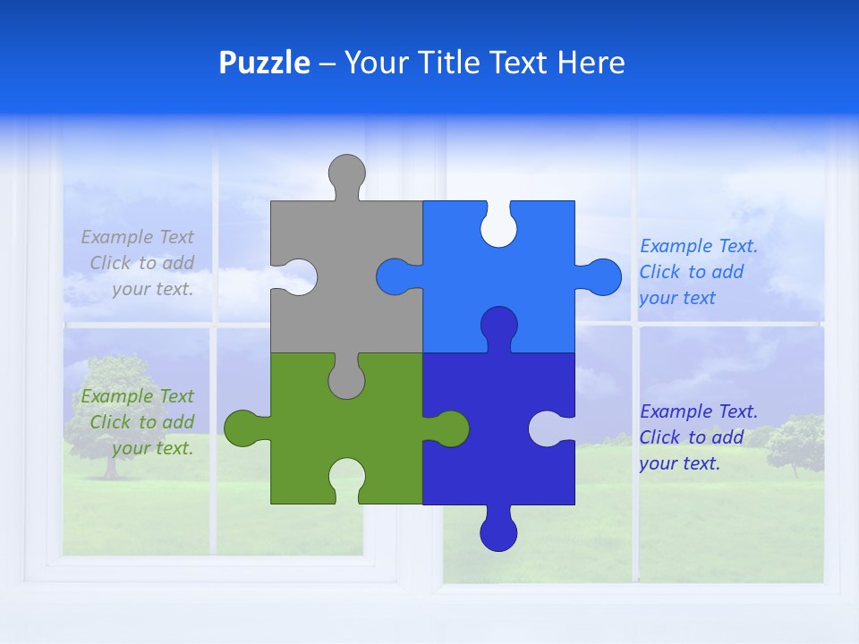 Interiors Grass Open PowerPoint Template