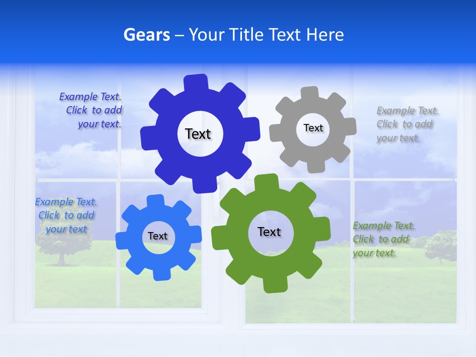Interiors Grass Open PowerPoint Template