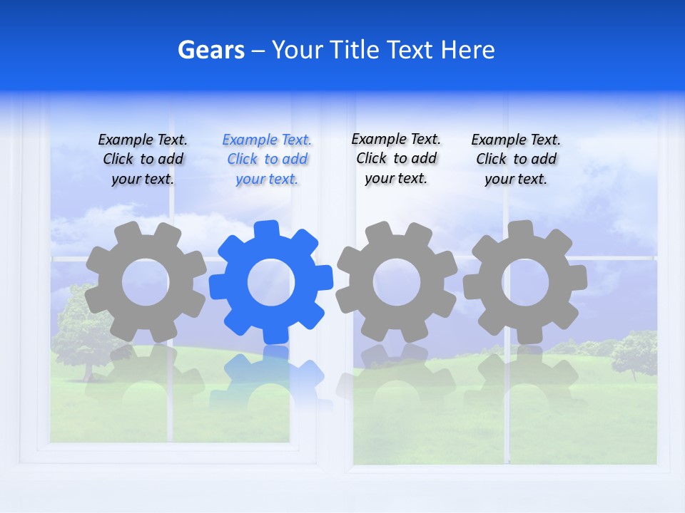 Interiors Grass Open PowerPoint Template