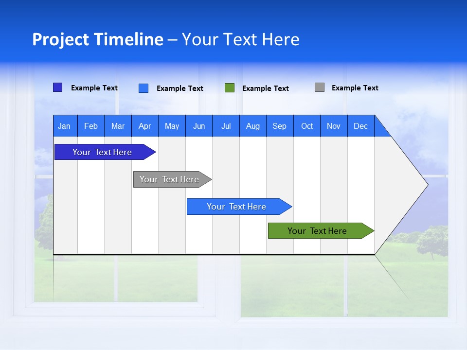Interiors Grass Open PowerPoint Template