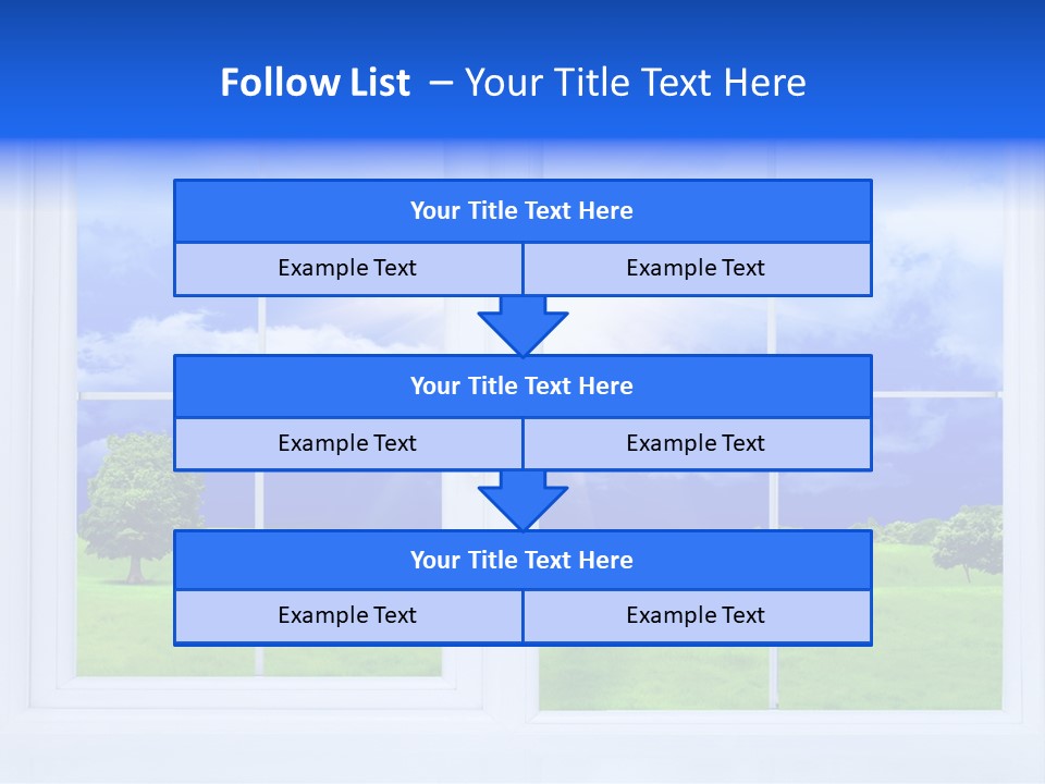Interiors Grass Open PowerPoint Template