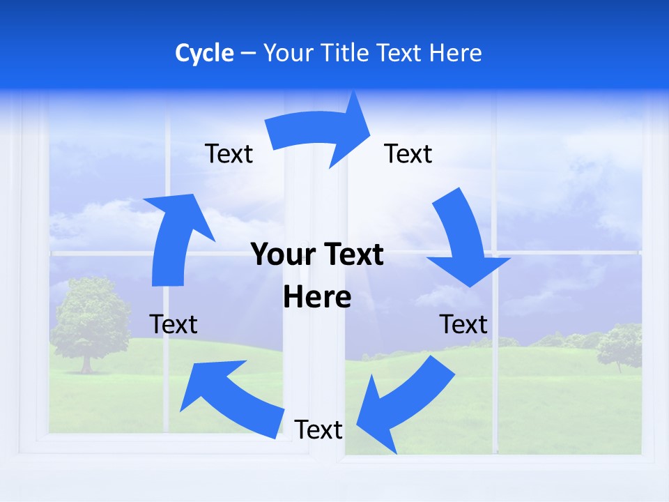 Interiors Grass Open PowerPoint Template