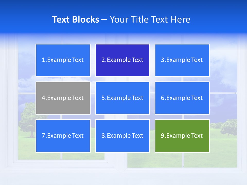 Interiors Grass Open PowerPoint Template