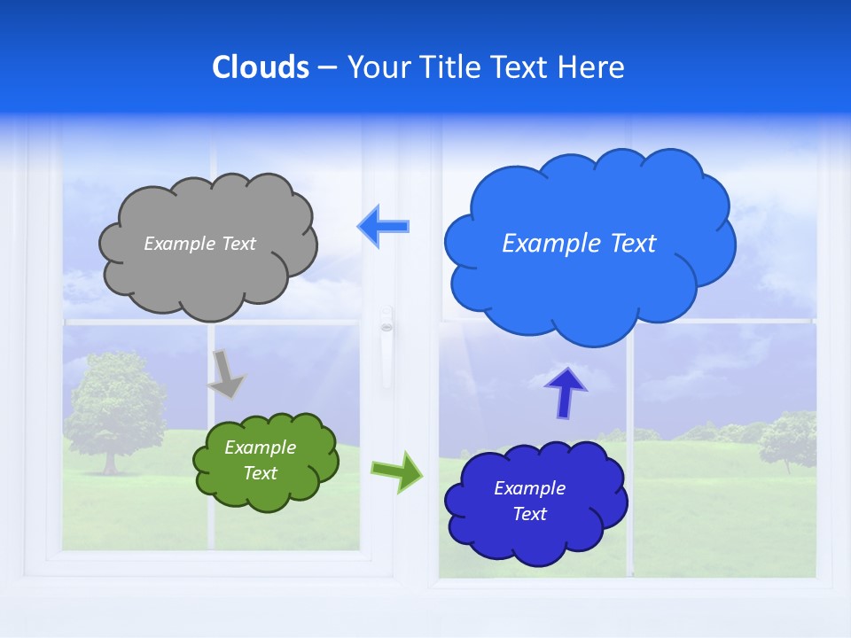 Interiors Grass Open PowerPoint Template