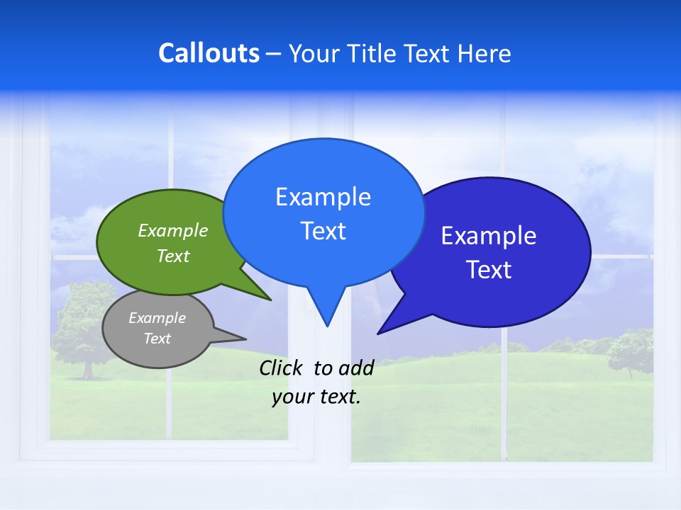 Interiors Grass Open PowerPoint Template