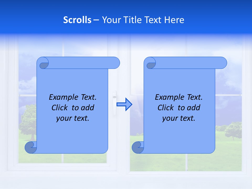 Interiors Grass Open PowerPoint Template